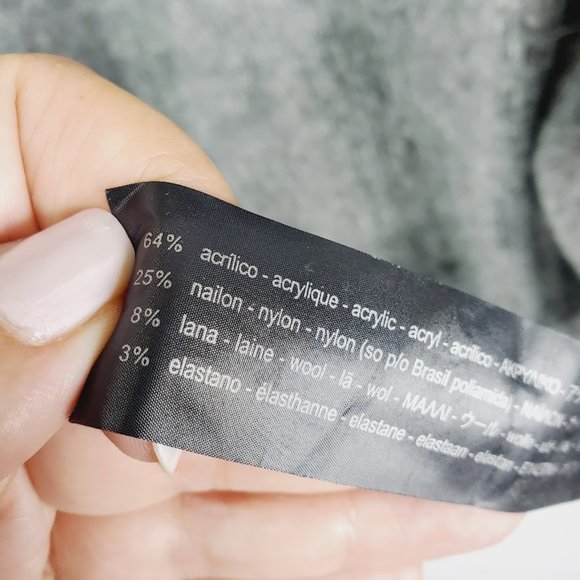 Zara Oversized Grey Tunic Sweater Small - Picture 2 of 3